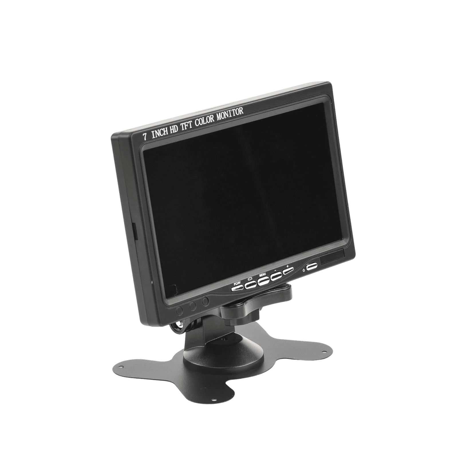 Monitor 7″ TFT-LCD ideal para colocar en vehículos o DVR/NVR. Entradas de video HDMI, VGA y RCA (CVBS) BMG7030H - SYSCOM