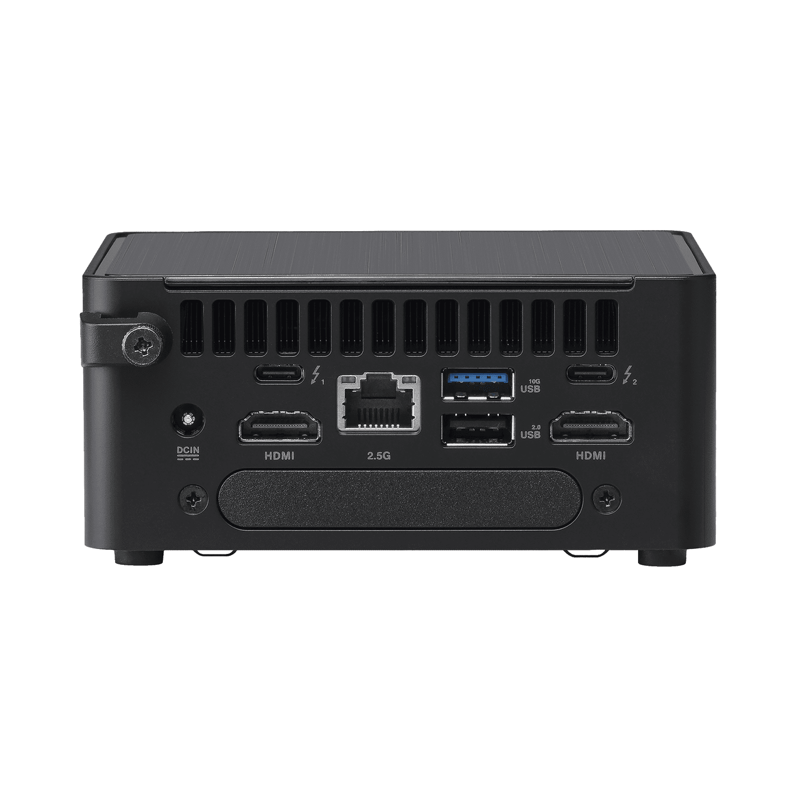 NUC / Intel / Mini PC Performance / Core i7 / 14va Generación / 2 X HDMI / 3 X USB / 1 X USB-C / WiFi 6 / Bluetooth / Memoria RAM, S.O y SSD o HDD No Incluido / Incluye Fuente BOXNUCI714I - ASUS