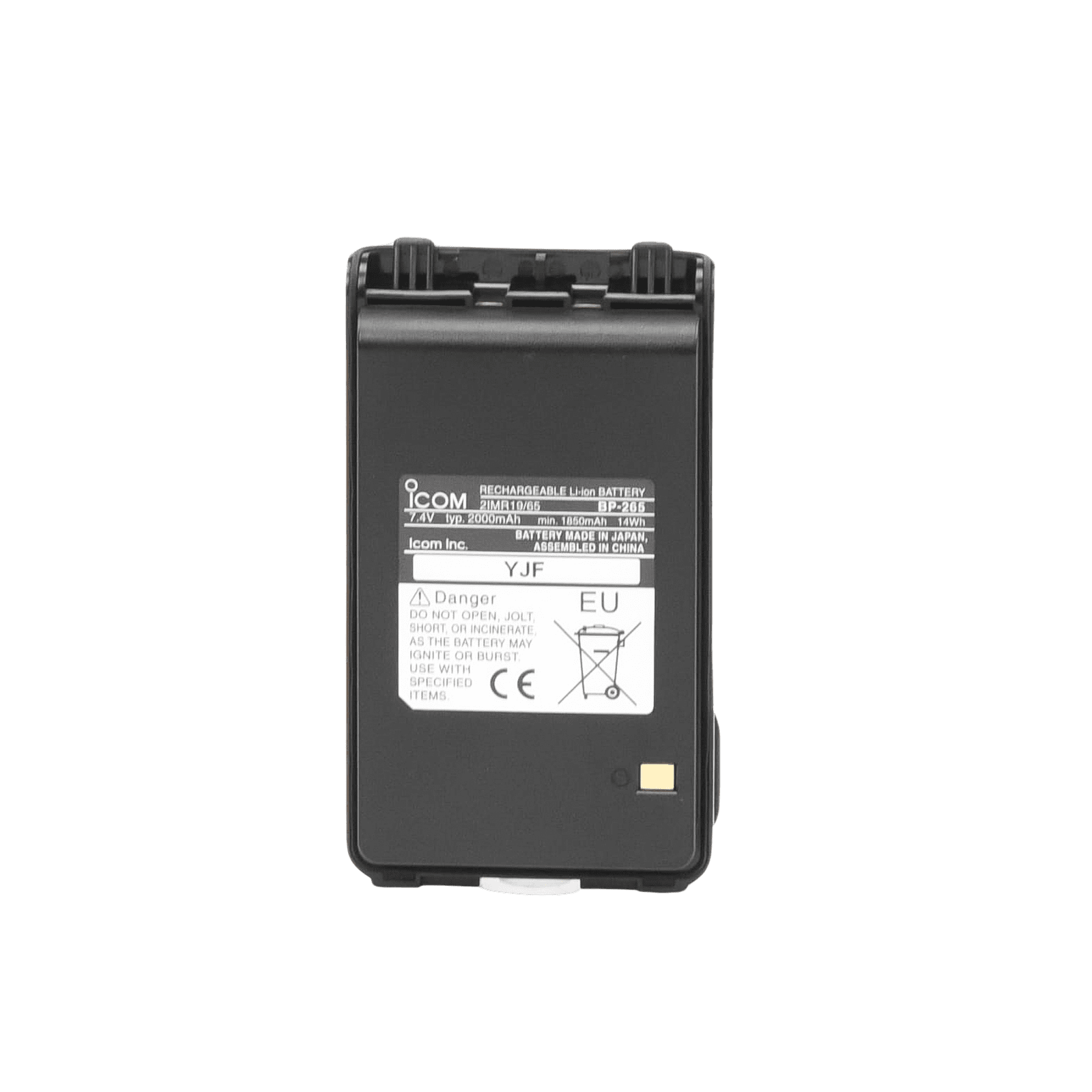 Batería Li-Ion, de 1900 mAh, para radios IC-F3003/4003, F3103D/4103D, F3210D/4210D BP-265 - ICOM
