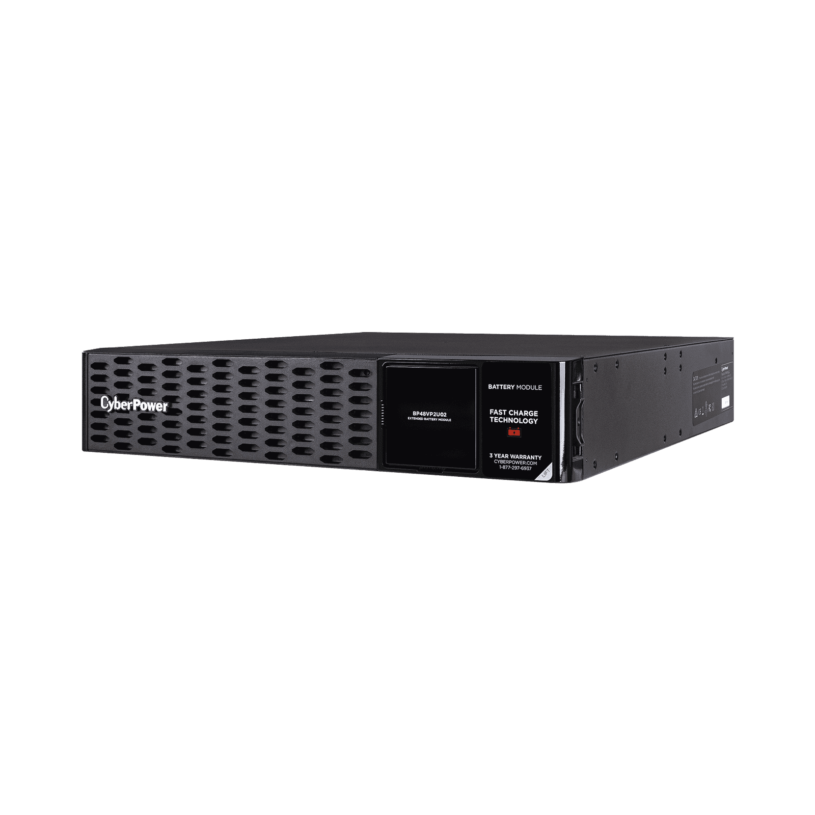 Módulo de Baterías Externas para Extensión de Tiempo de Respaldo, Compatible con UPS: PR1500RTXL2U, PR2200RTXL2U y PR3000RTXL2U BP48VP2U02 - CyberPower
