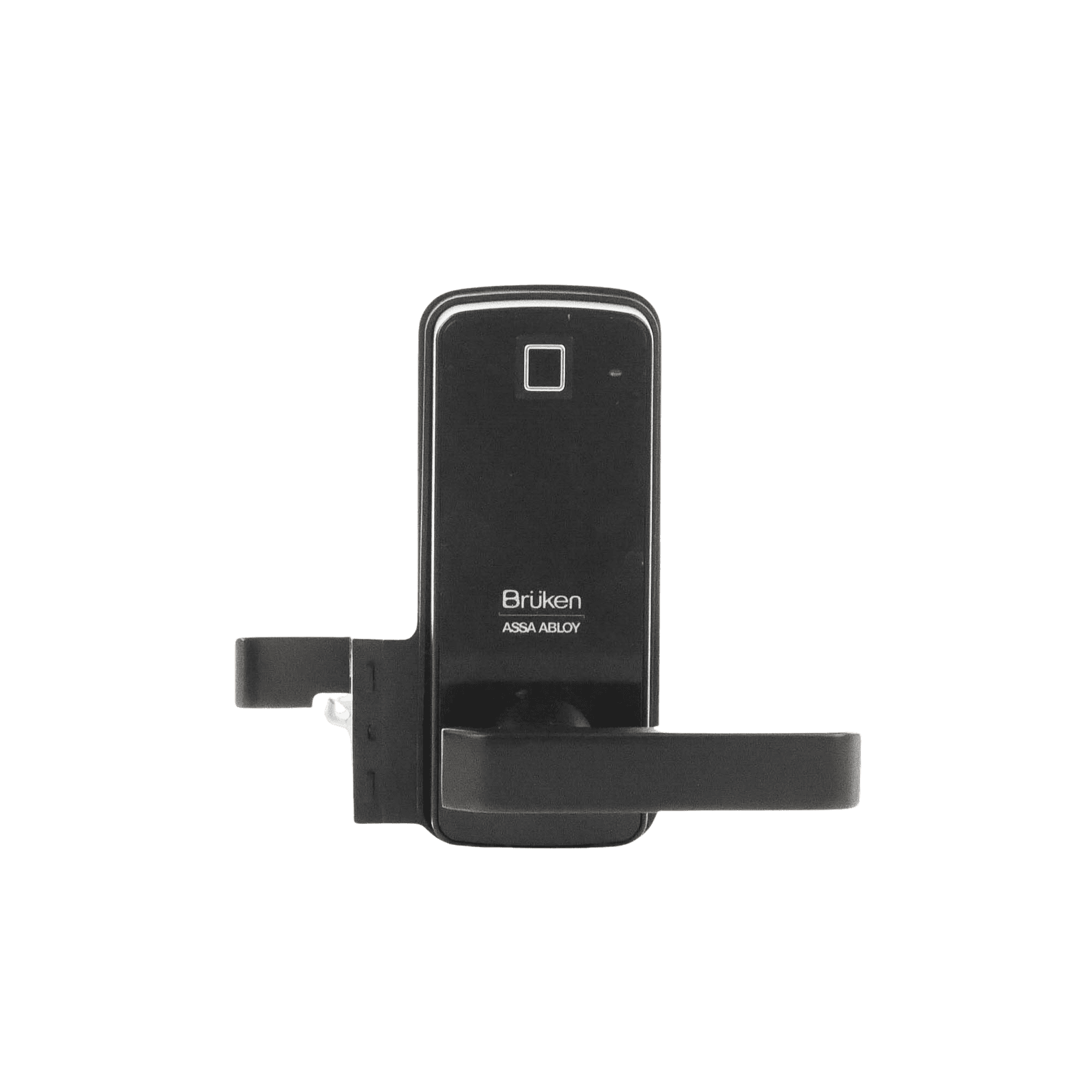 Cerrojo Electrónico con Manija y Lector de Huella/ Tarjeta para Puerta de Vidrio BRK3551 - BRUKEN ASSA ABLOY