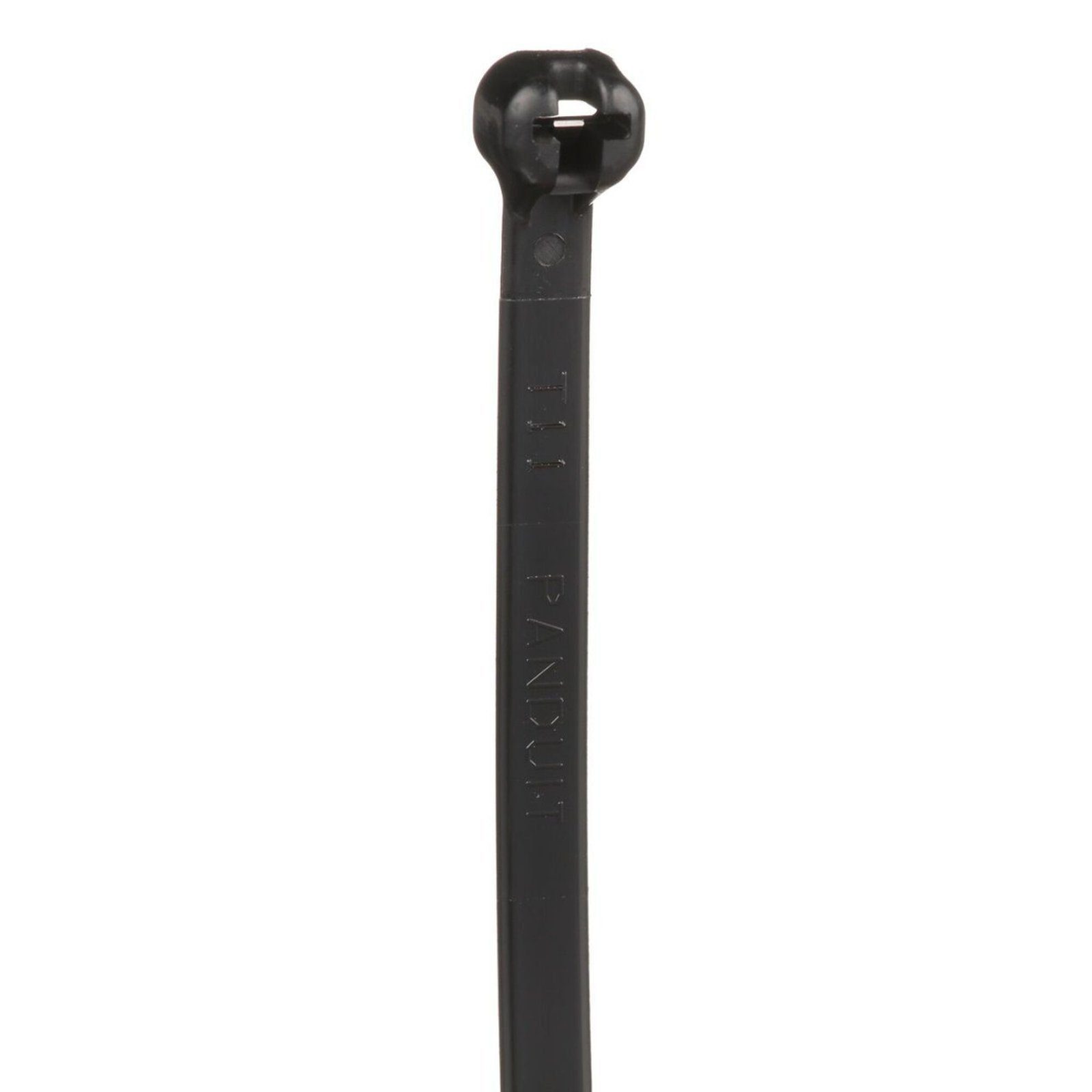 Cincho de Nylon 6.6 Dome-Top®, Con Lengüeta de Bloqueo de Acero Inoxidable, 203 mm largo x 4.7mm ancho, Color Negro, Exterior Resistente a Rayos UV, Paquete de 1000pz BT2S-M0 - PANDUIT