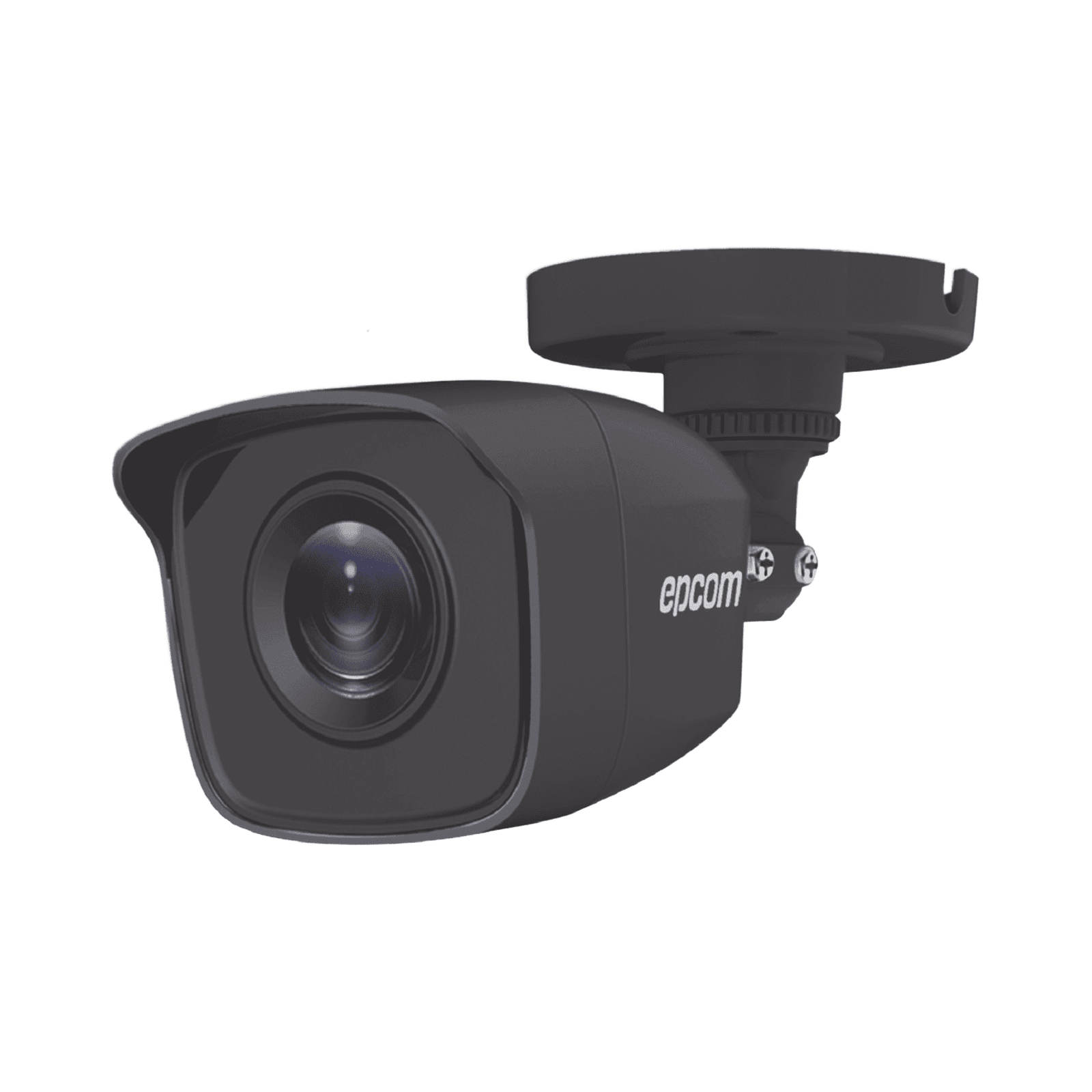 Bala TURBOHD 5 Megapíxel / Lente 2.8mm (85° de Visión) / Exterior IP66 / IR EXIR 20 mts / TVI-AHD-CVI-CVBS / Metal / Color Gris Oscuro B50-TURBO-G3B - EPCOM PROFESSIONAL