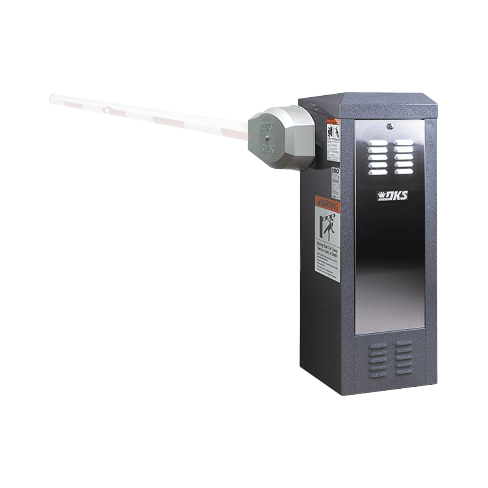 Barrera Vehicular Gris / Uso Intensivo Continuo / Compatible con Mástil de hasta 14 ft / 4.26 m (No incluido) / Bajo mantenimiento / Garantia 5 años 1601-480 - DKS DOORKING