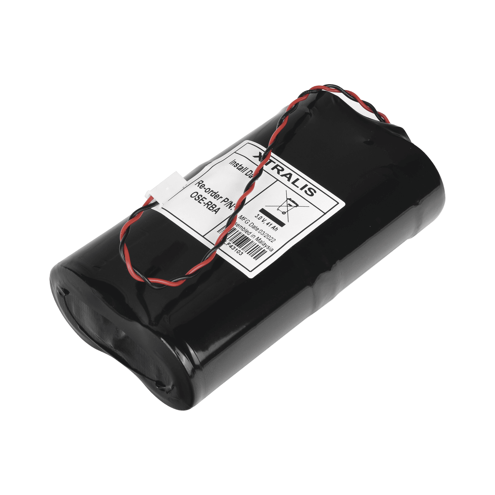 Batería Alcalina de Reemplazo para Emisor OSE-SP OSE-RBA - XTRALIS