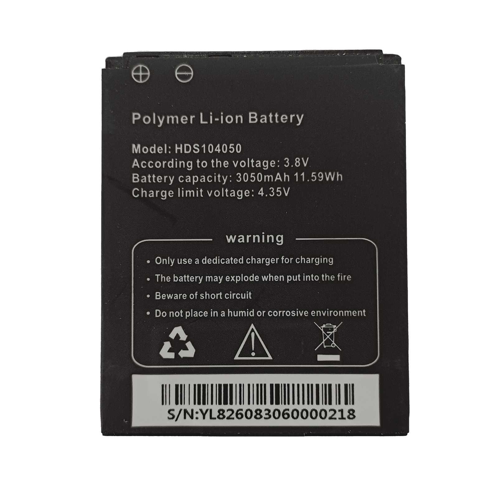 Batería de Respaldo para  Bodycam XMR-R3 XMRR3BATTERY - EPCOM