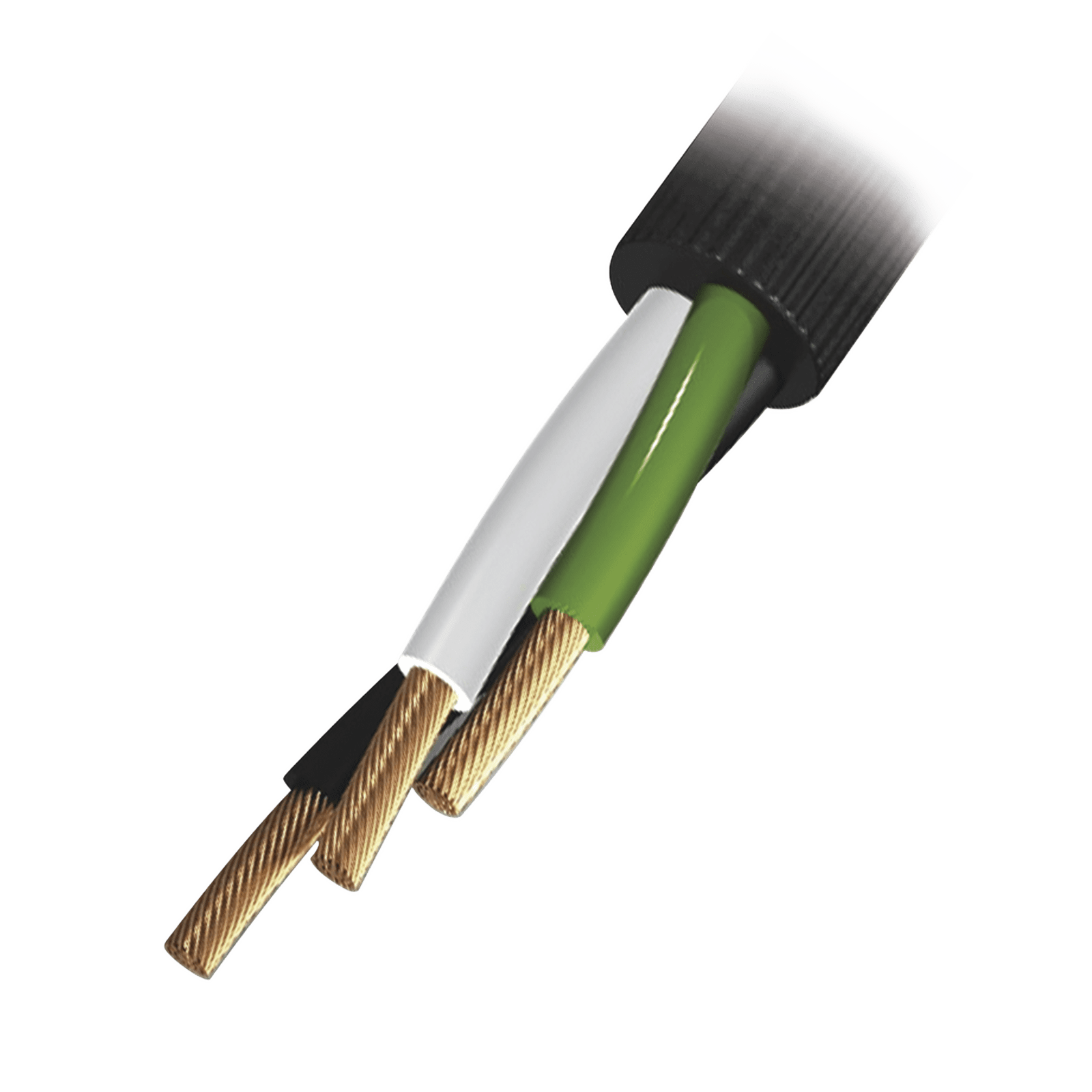 Bobina de 100 Metros / Cable Eléctrico de Uso Rudo / 3 Hilos Calibre 10 AWG / Hasta 600 V. RQ39/100M - INDIANA