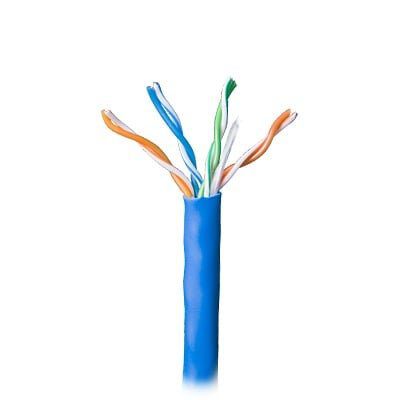 Bobina de 305 Metros Cable Par Trenzado Nivel 5 (CAT 5e) / CMR / Color Azul / 4 Pares de Conductores Sólidos de Cobre AWG 24 / Para Aplicaciones de CCTV, Redes de datos, IP Megapixel, Control RS485 5078-1106/1000 - GENESIS