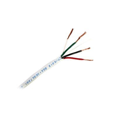 Bobina de 305 Metros / Cable de Cobre / 4 X 18 AWG / Tipo Alarmas UL / Para Interior / Color Gris / Para Aplicaciones de Alarmas de Intrusión / Interfonos / TV Porteros / y Multi-Propósito / Hecho en México 92-70 - VIAKON