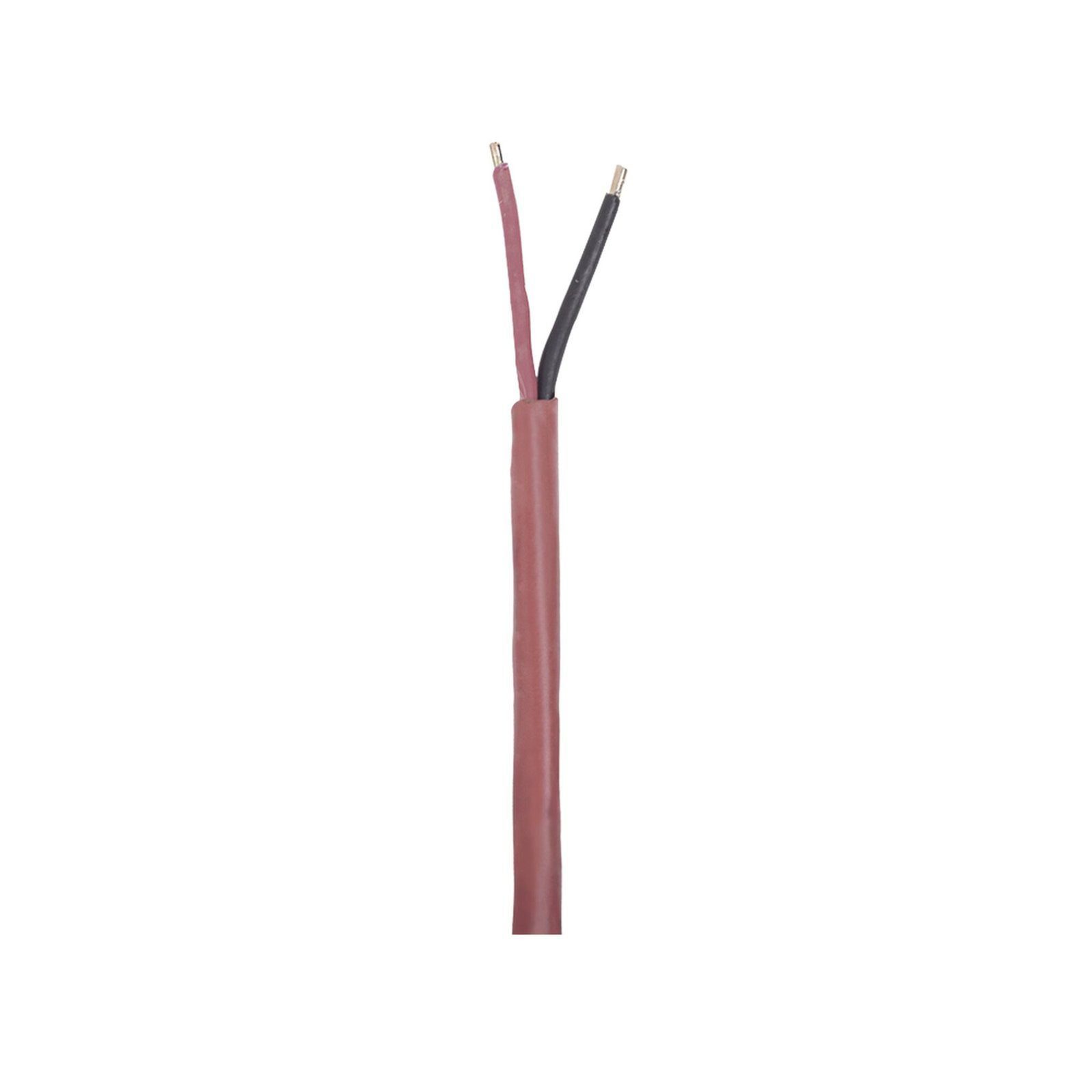 Bobina de 305 metros de Alambre, 2 x 18 AWG, color rojo, FPLR Incendio, Hecho en México 9489 - VIAKON