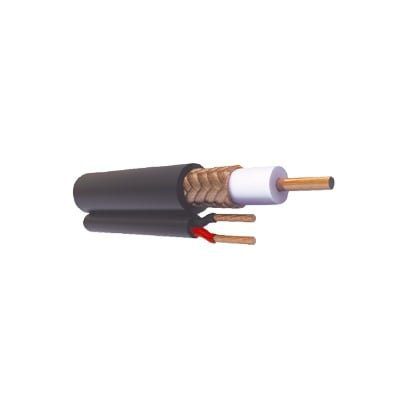 Bobina de 305 metros de Cable RG59 Siamés, Malla de Cobre y Aluminio, CCA, HECHO EN MÉXICO, Optimizado para HD, Para uso en Intemperie. RG-59-V-CCA/1000 - VIAKON