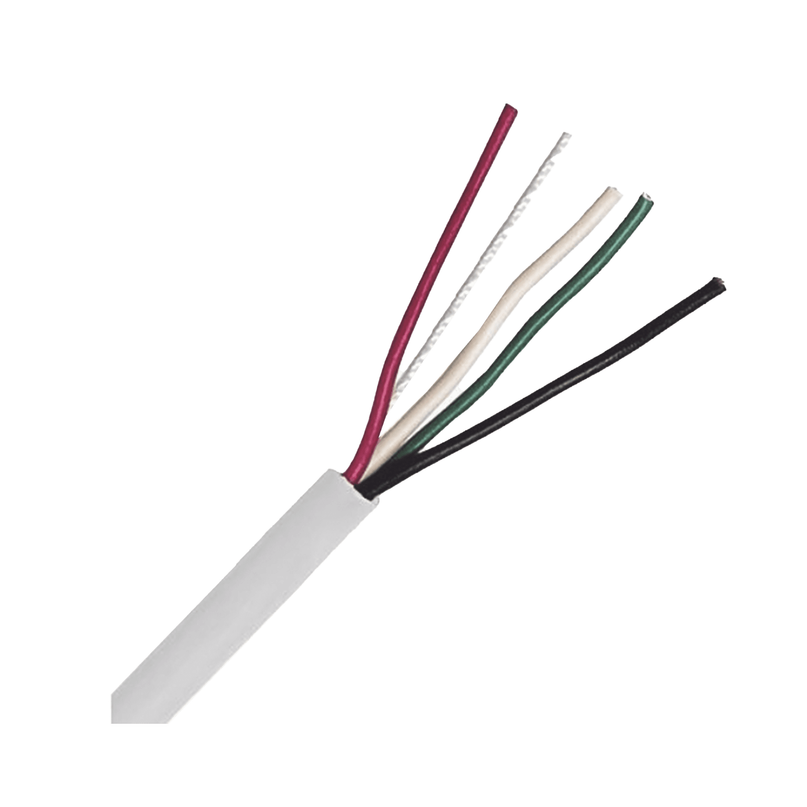 Bobina de Cable 305 Metros: 4 x 18 AWG, Color Blanco, CM, Para Sistemas de Seguridad y Alarmas LP418W/1000 - LinkedPRO
