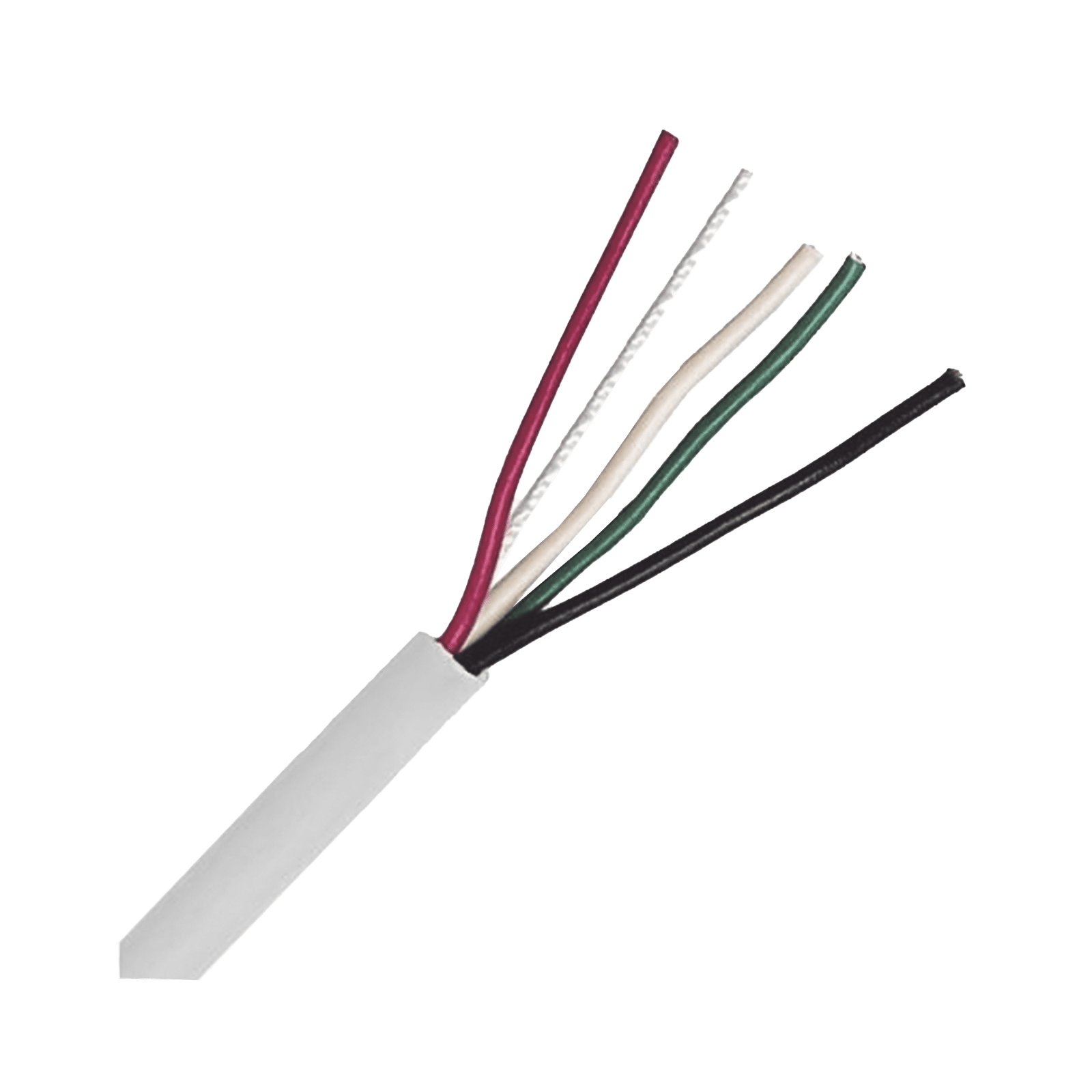 Bobina de Cable 305 Metros: 4 x 22 AWG, Color Blanco, CM, Para Sistemas de Seguridad y Alarmas LP224W/1000 - LinkedPRO