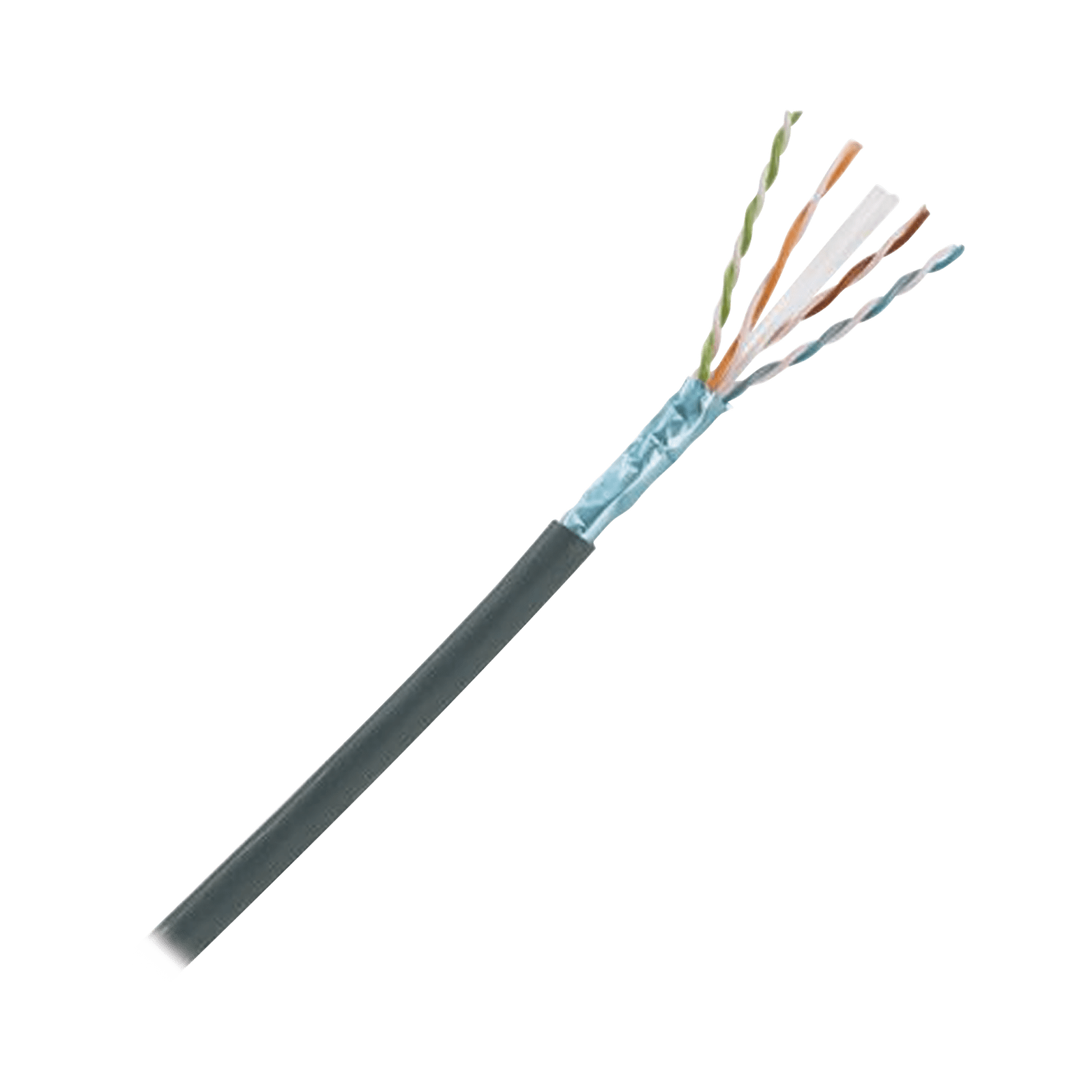 Bobina de Cable Planta Externa con Gel, de 4 pares, Cat6A, Blindado F/UTP, Color Negro, 305m PFO6X04BL-CEG - PANDUIT