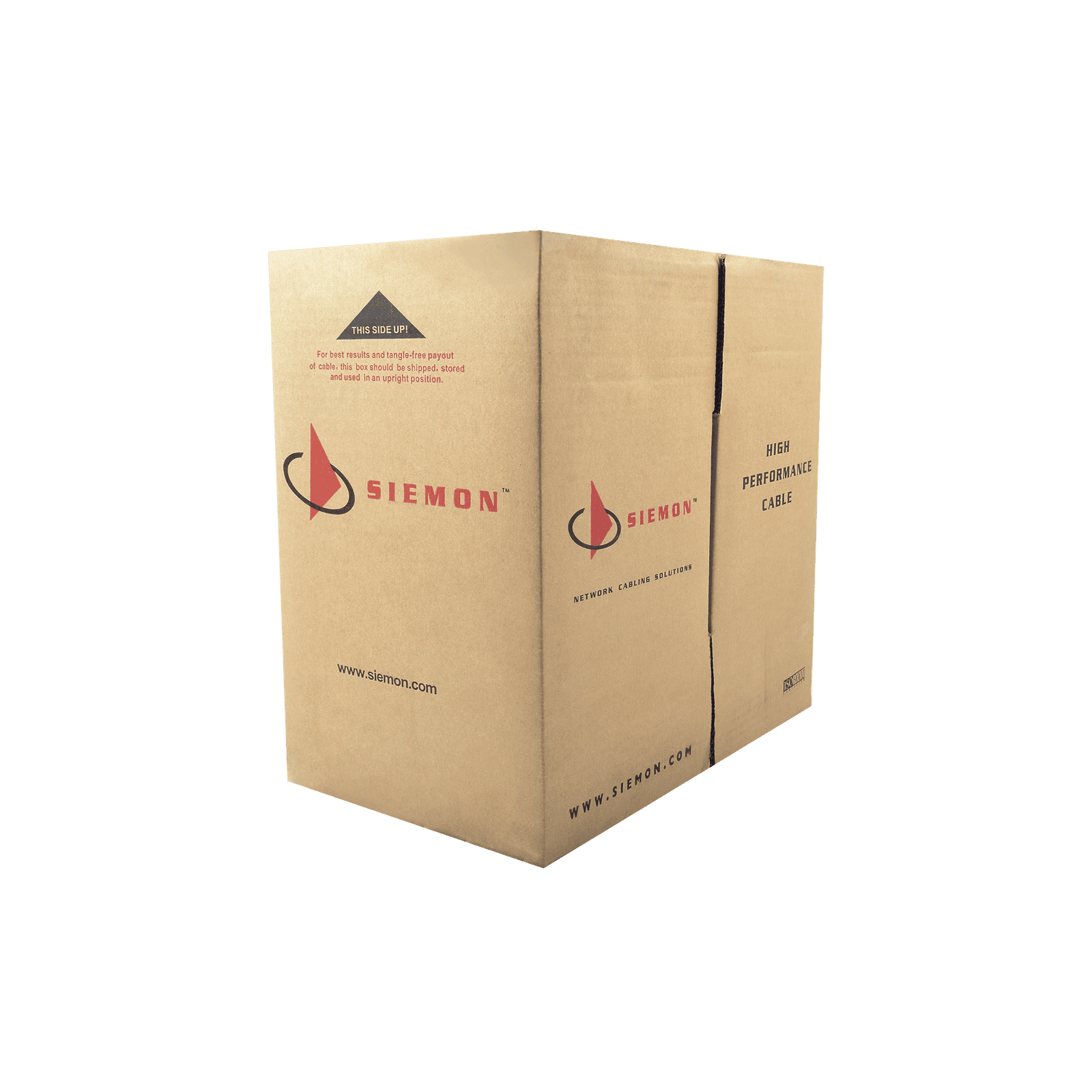 Bobina de Cable UTP Reelex, de 4 pares, Desempeño Cat6, LS0H (Bajo humo, cero halógenos), Color Gris, 24 AWG, 305m 9C6L4-E2-04-RXA - SIEMON