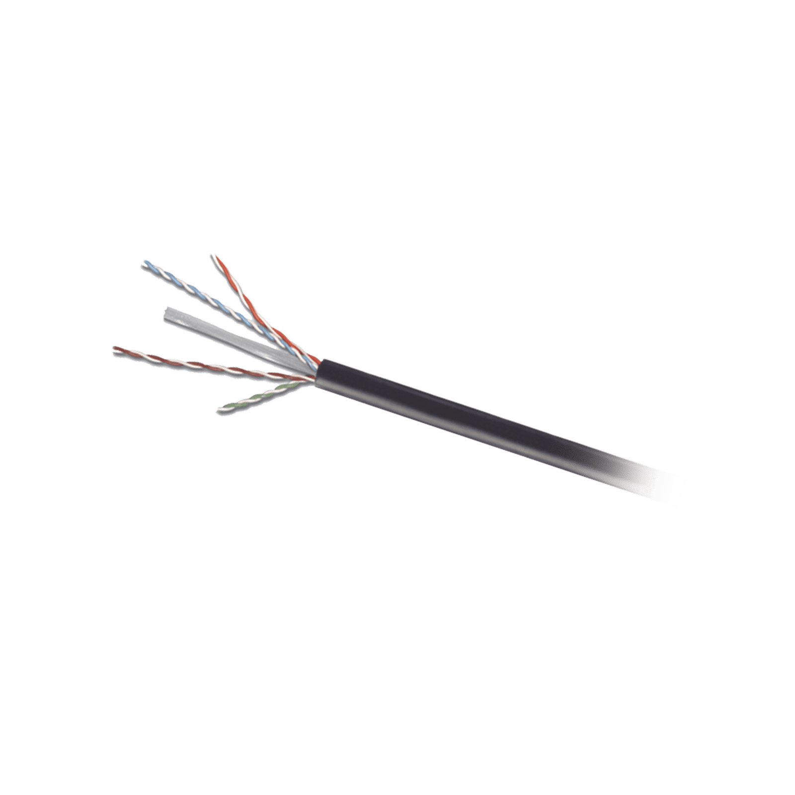 Bobina de Cable UTP de 4 Pares, Para Exterior con Gel, Cat6 (23 AWG), Industrial para Climas Extremos, Enterrado Directo, Color Negro, 305 m 9C6O4-E2-01-R1A - SIEMON