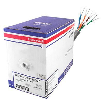 Bobina de Cable de 305 Metros UTP Cat5e / Color Gris / UL, CM, Probado a 350 Mhz / Para Aplicaciones de CCTV, Redes de Datos, IP megapixel, Control RS485 6330-1109/1000 - GENESIS