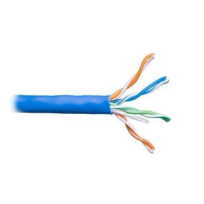 Bobina de Cable de 305 Metros / UTP Cat6 Riser / Color Azul / UL, CMR, Probado a 350 Mhz / Para Aplicaciones de CCTV, Redes de Datos IP Megapixel / Control rs485 6360-1106/1000 - GENESIS