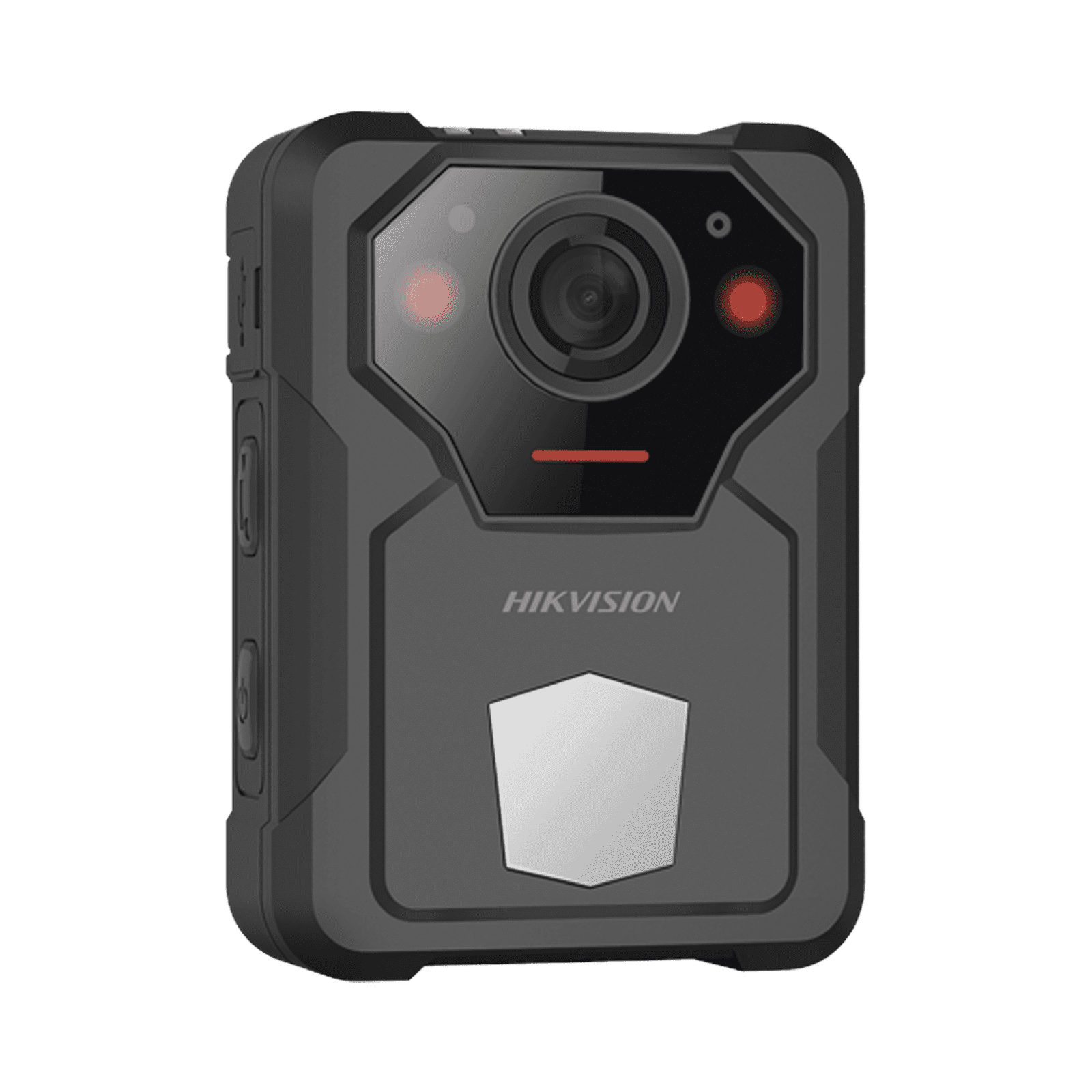 Body Camera Portátil / Grabación a 2K (4 Megapixel)  / Fotos de Hasta 40 Megapixel / IP67 / H.265 / 64 GB de Almacenamiento / Microfono Integrado / GPS DS-MCW406/64G/GPS/NS - HIKVISION