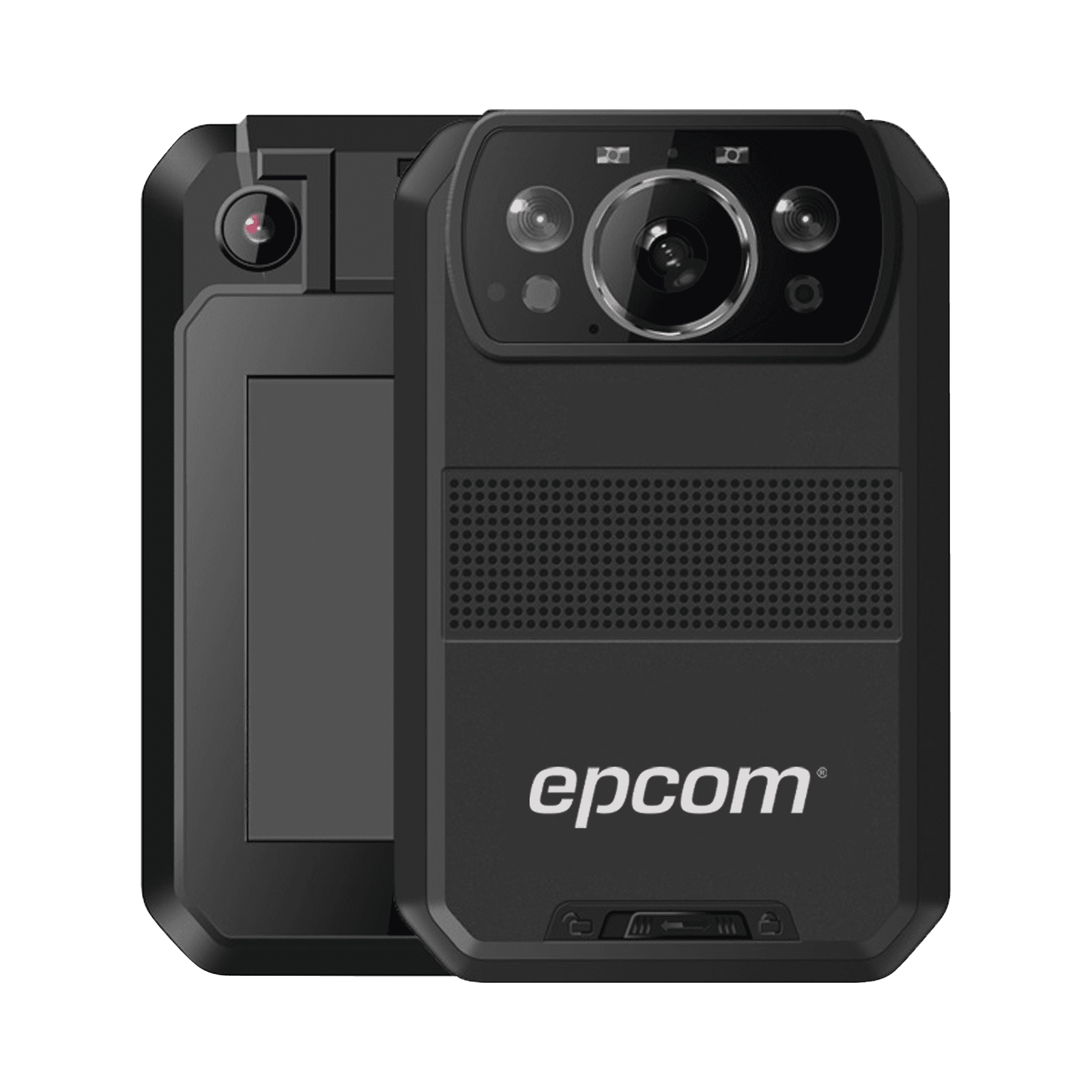 Body Camera para Seguridad / Video 4K / GPS Interconstruido / Conexión 4G-LTE / WiFi / Bluetooth / Sistema Basado en Android / Exterior IP66 XMR-R3 - EPCOM