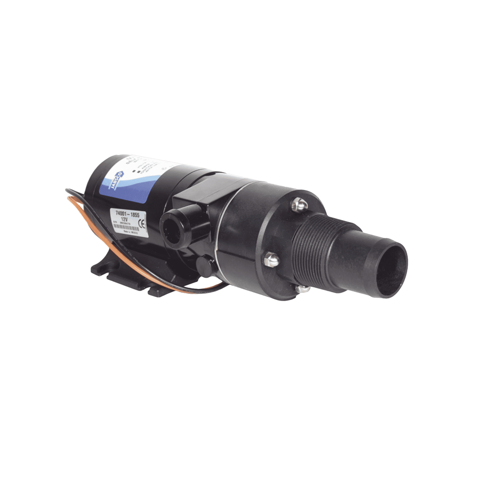 Bomba maceradora de 12 Vcd para manguera de entrada con orificio de 38 mm (1½”), manguera de descarga con orificio de 25 mm (1”) 18590-2092 - JABSCO