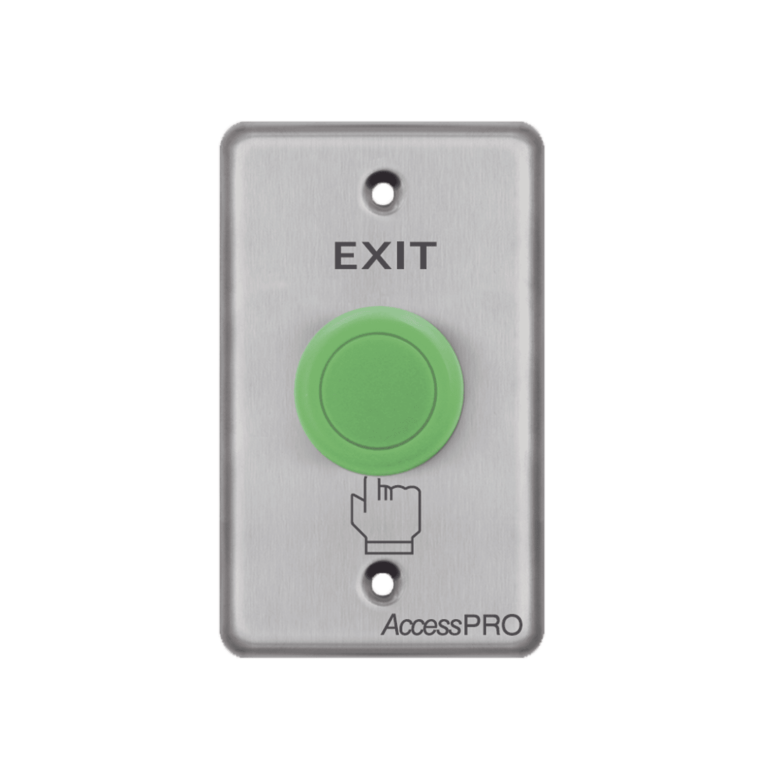 Botón Tipo Hongo Color Verde / NO, NC, COM APBHVC - AccessPRO