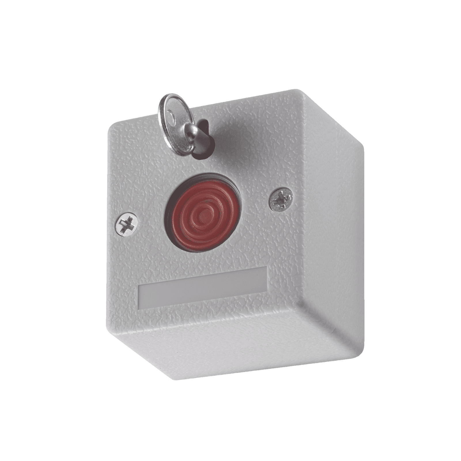 Botón de Pánico Cableado / Compatible con Cualquier Panel de Alarma / LLave de Seguridad / NA/NC / Material Retardante al Fuego (ABS) DS-PD1-EB - HIKVISION