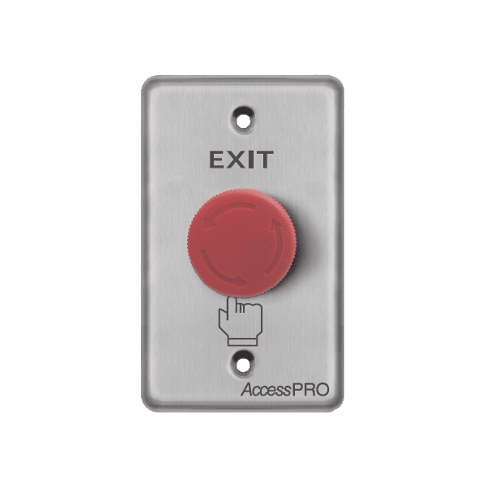 Botón de Paro de Emergencia / Salida de Emergencia en Color Rojo / Tipo enclavado APBSEMC - AccessPRO