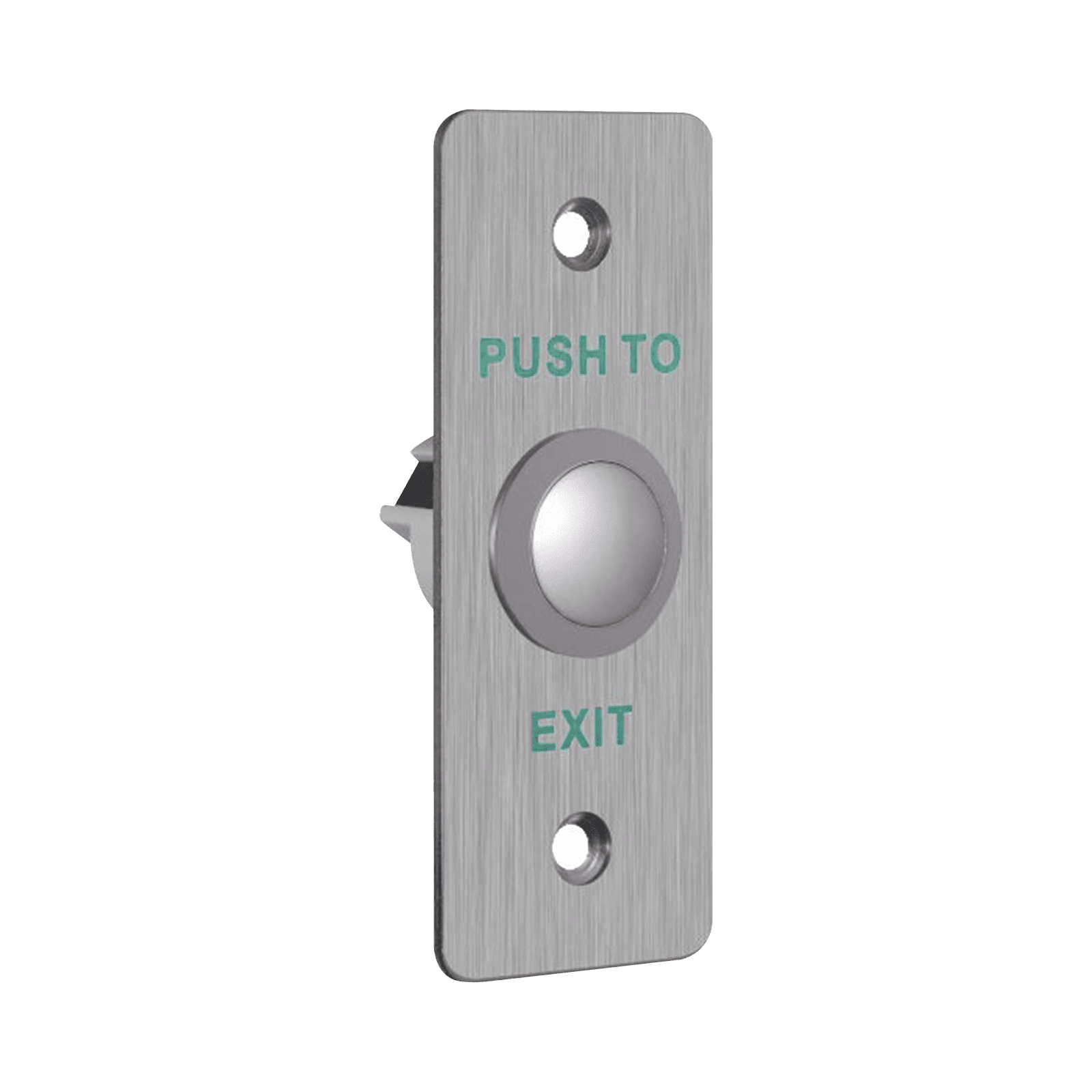 Botón de Salida Metálico / Forma Rectangular / Normalmente Abierto o Cerrado / Estético / Interior DS-K7P02 - HIKVISION