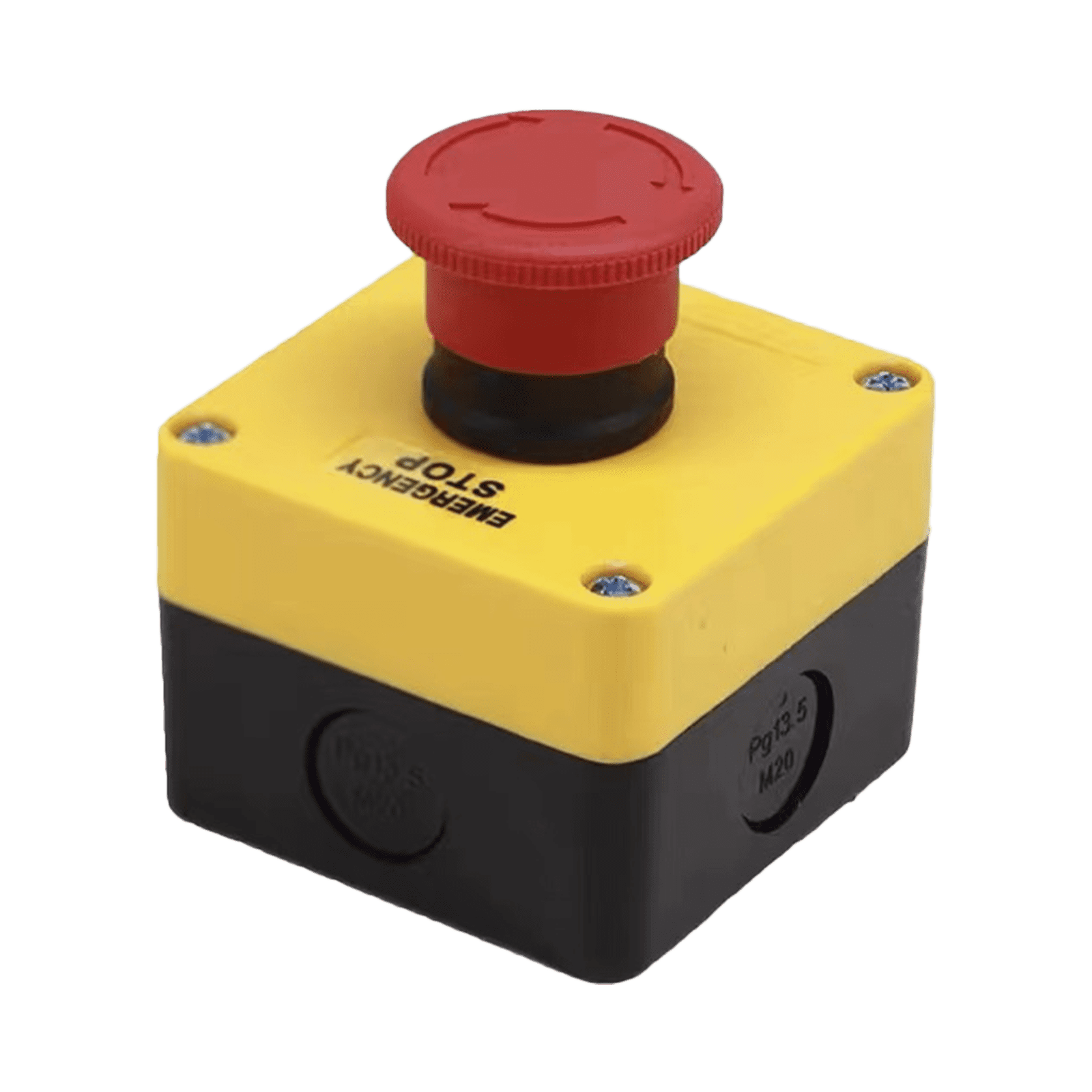 Botón de Stop Tipo Enclavado / Para Barreras Vehiculares, Operadores Corredizos y Abatibles. XBS-S-T01 - AccessPRO