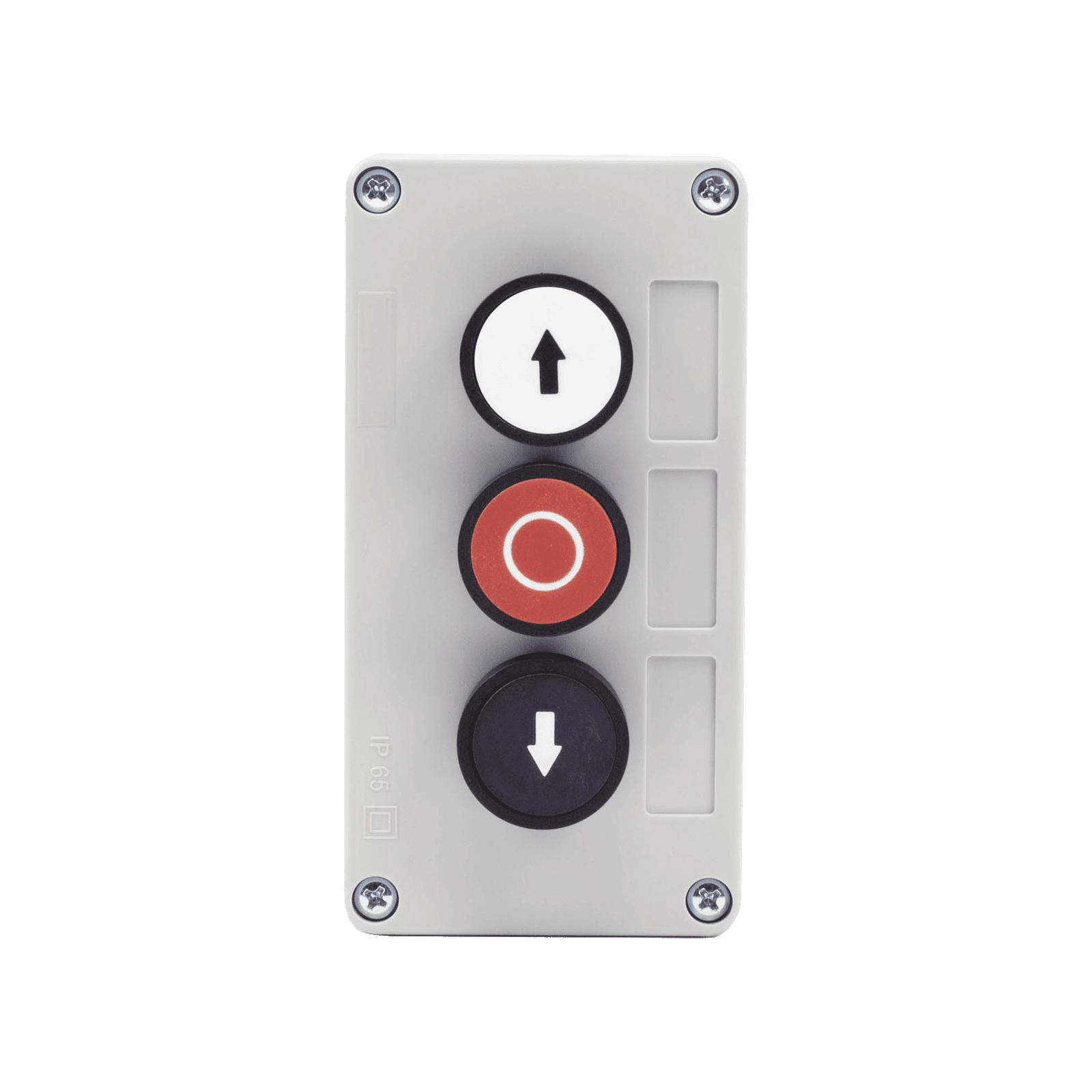 Botonera Triple Para Barreras Vehiculares, Operadores Corredizos y Abatibles. XBS-SW-02 - AccessPRO