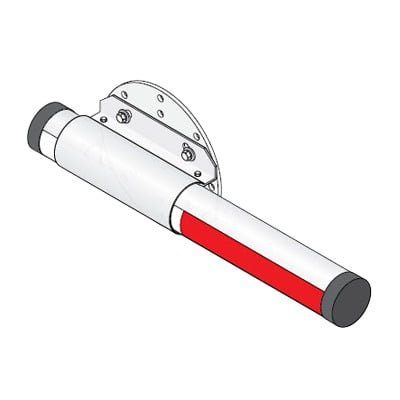 Brazo de aluminio sin iluminación de 14ft (4.26m) / Montaje no incluido 1601-516 - DKS DOORKING