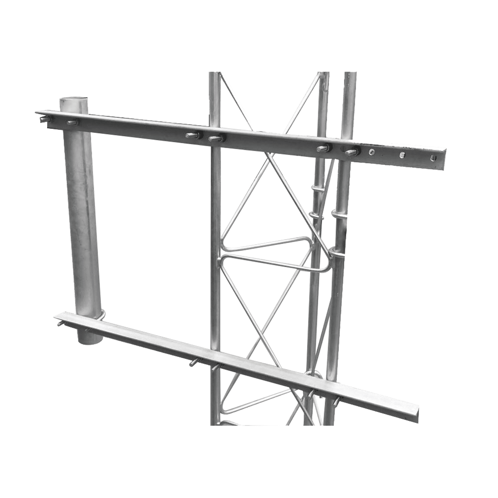 Brazo para Torre Arriostrada de Ángulo para tramos de 30, 35 y 45 cm de ancho. SBL-UNI-2G - SYSCOM TOWERS