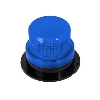 Burbuja brillante de Larga Vida Útil, con 8 LEDs, Color Azul, Domo Azul X126-B - EPCOM INDUSTRIAL SIGNALING