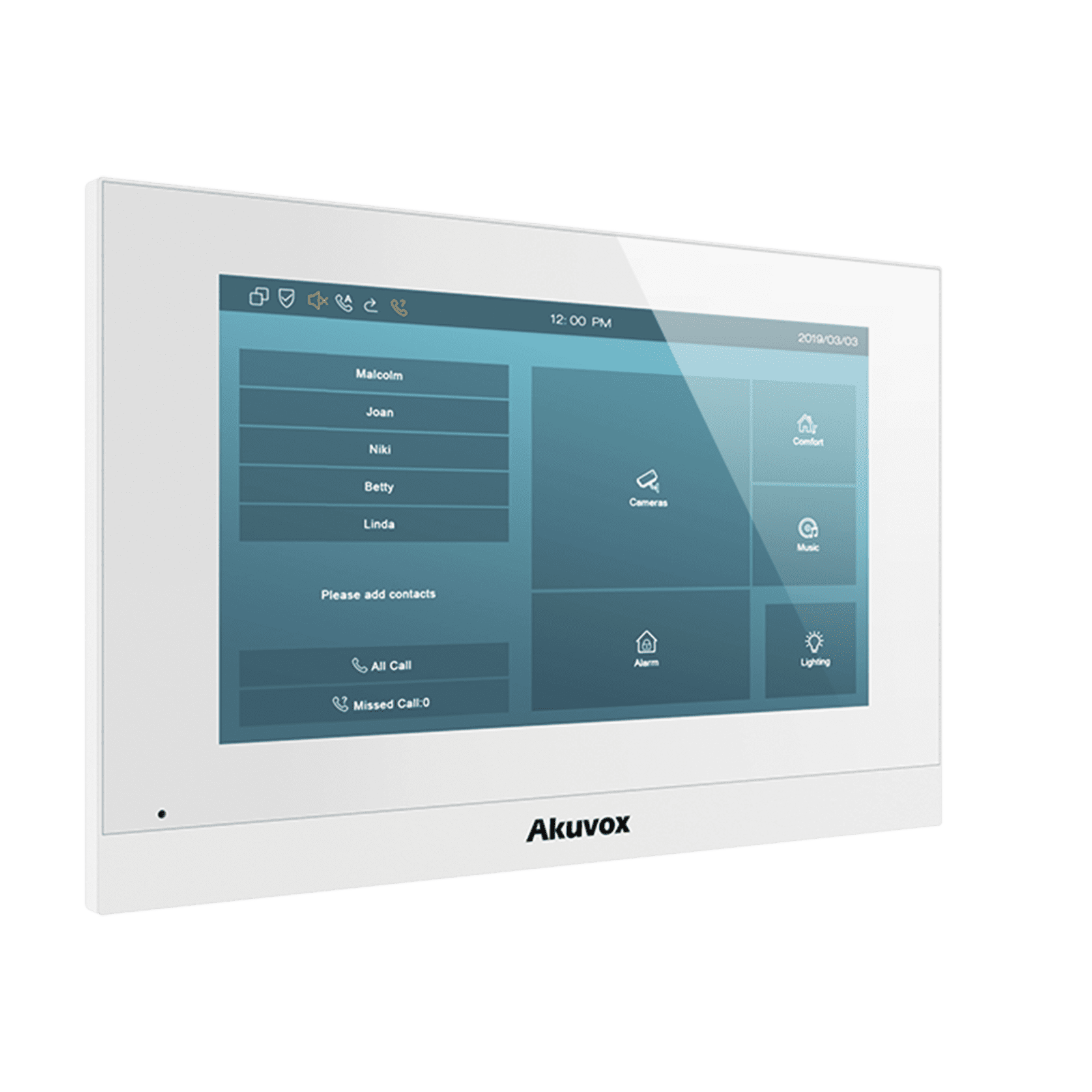 Monitor Linux / Pantalla Touch de 7 Pulgadas / SIP / POE / WIFI / Compatible con Frentes de Calle Akuvox C313W - AKUVOX