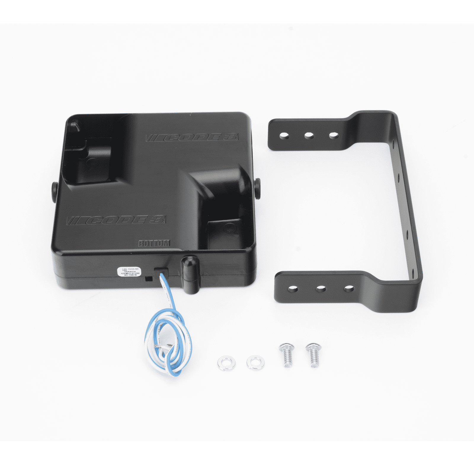 Bocina Ultradelgada de Uso Rudo, 100 Watts de Potencia, Ideal Para Vehículos de Encubierto, Soporte en U, 11 Ohms de Impedancia C3900U - ECCO