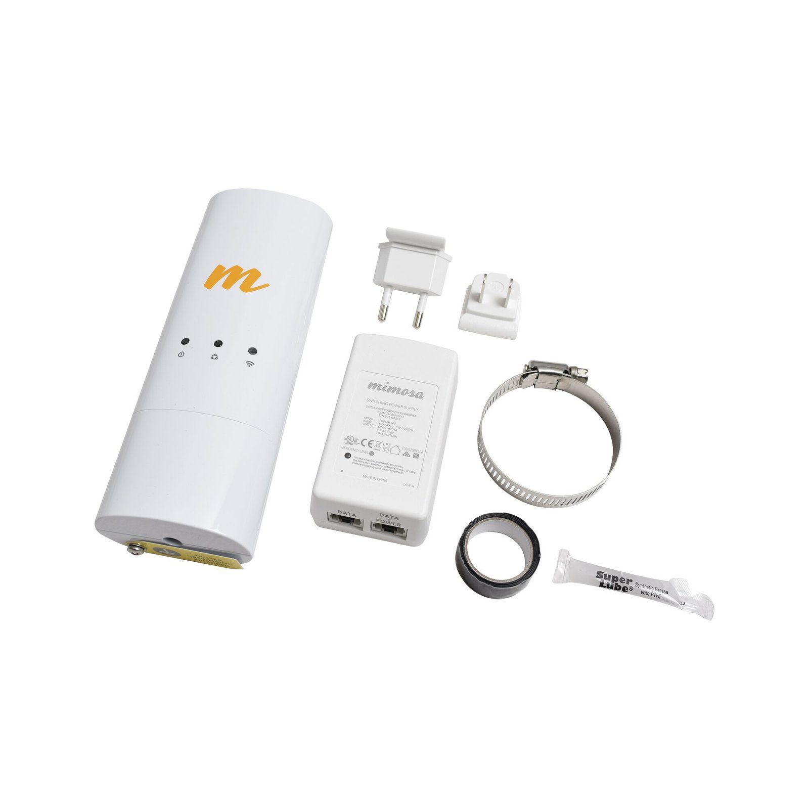 Radio modular hasta 500 Mbps de 4.9-6.4 GHz, IP55, 2×2:2 MIMO, Monitoreo a través de la nube, Adaptación automática al entorno, no incluye inyector POE C5C 87558 - MIMOSA NETWORKS