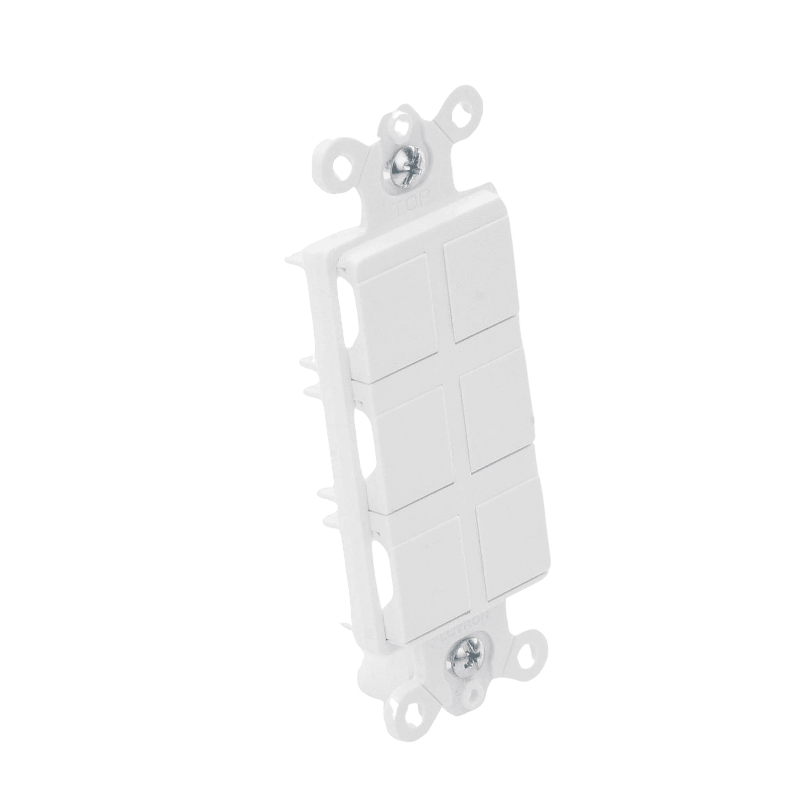 Caja de pared para contactos varios, 6 mini espacios. CA6PFWH - LUTRON ELECTRONICS
