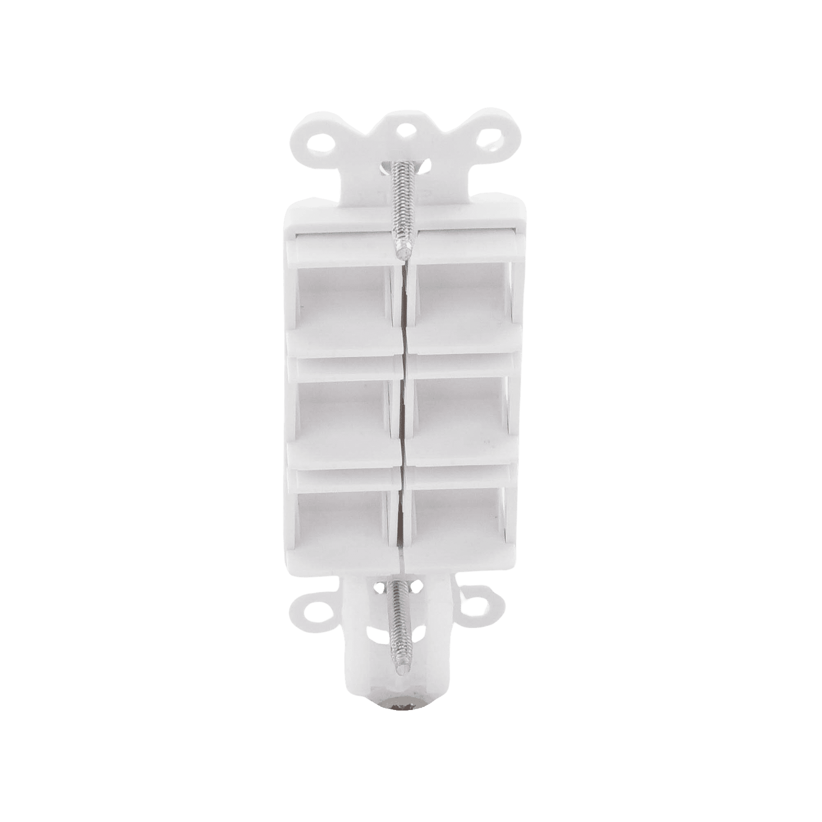 Caja de pared para contactos varios, 6 mini espacios. CA6PFWH - LUTRON ELECTRONICS