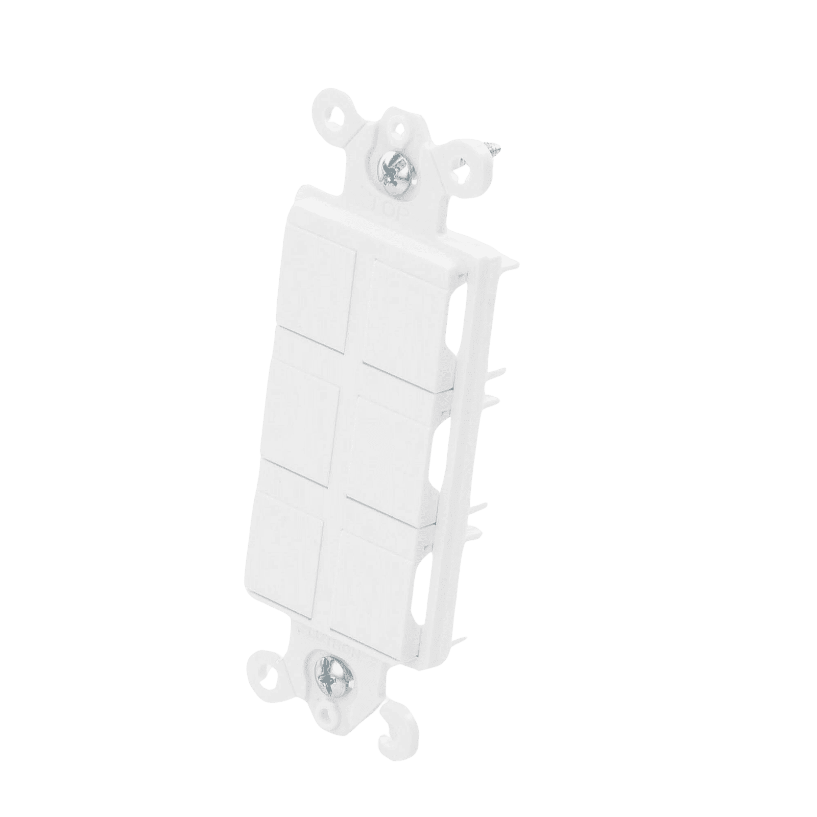 Caja de pared para contactos varios, 6 mini espacios. CA6PFWH - LUTRON ELECTRONICS
