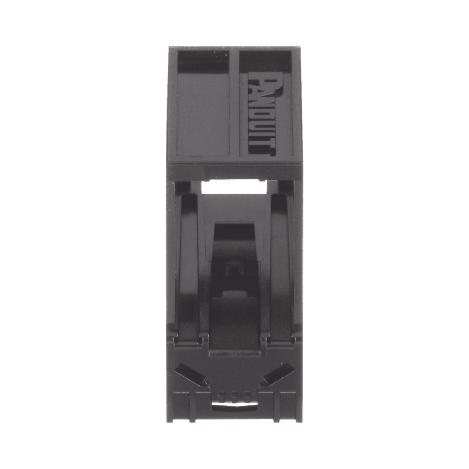 Adaptador de 1 Puerto, Para Conectores Tipo Mini-Com, Montaje en Riel Din Estándar de 35mm, Color Negro CADIN1BL - PANDUIT