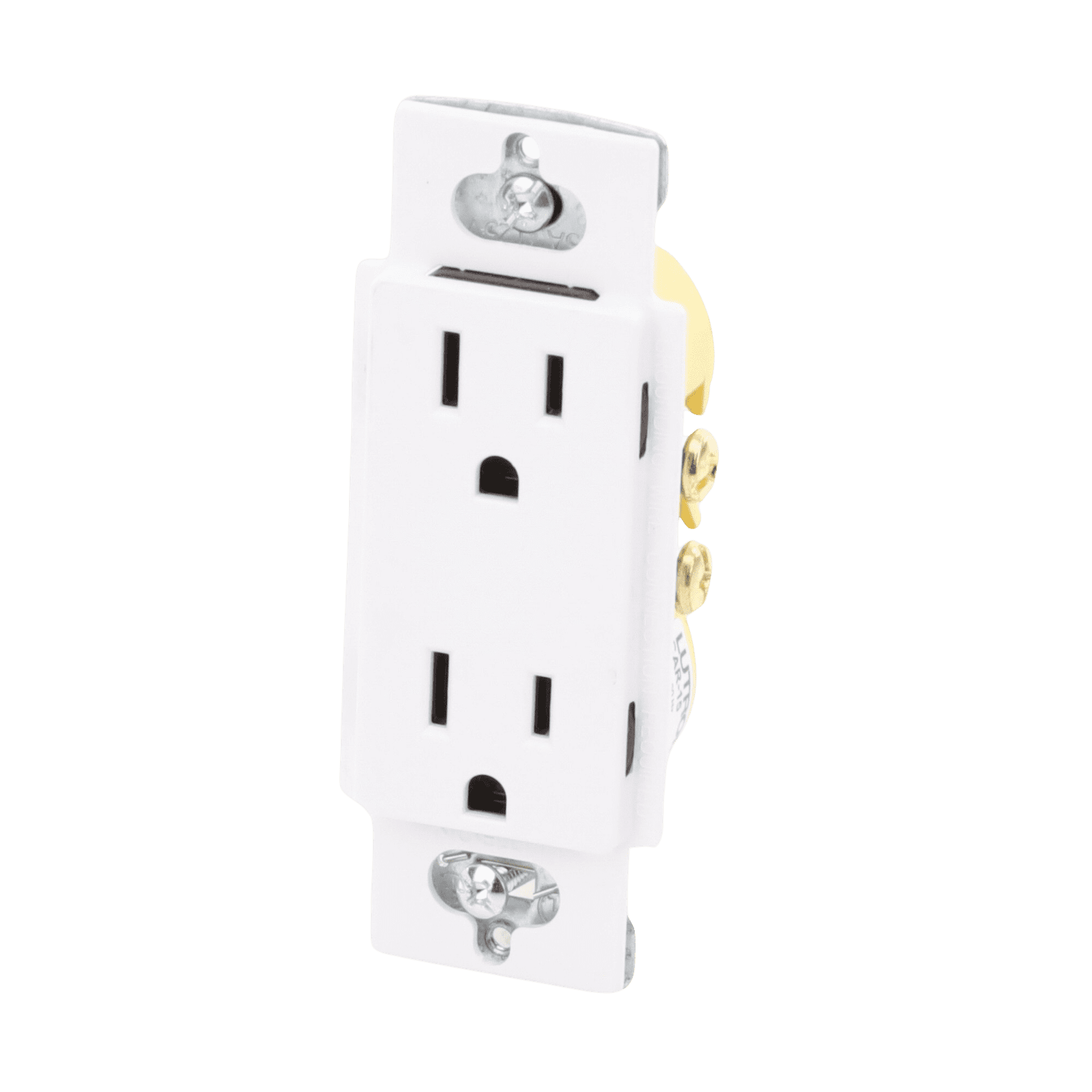 Tomacorriente receptáculo convencional 120V, 15A, color blanco. CAR15WH - LUTRON ELECTRONICS
