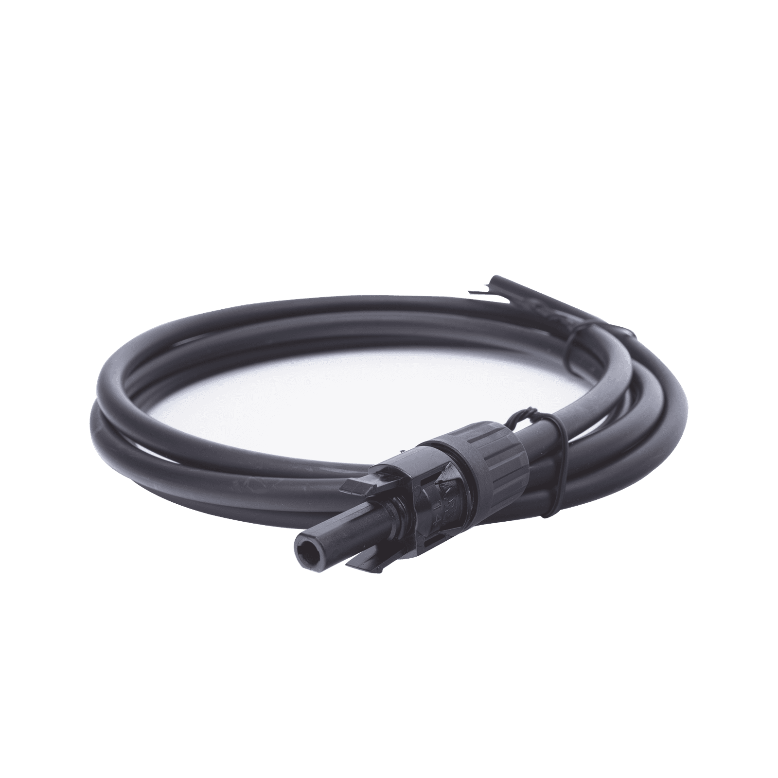 Cable Fotovoltaico 1.5 m, Negro, Calibre 10 AWG con Terminal MC4-H en un Extremo CBL-MC4-1.5BLK - EPCOM POWERLINE