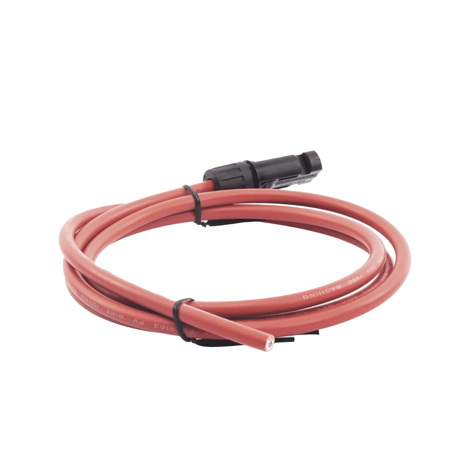 Cable Fotovoltaico, 1.5 m, Rojo, Calibre 10 AWG con Terminal MC4-M en un Extremo CBL-MC4-1.5R - EPCOM POWERLINE