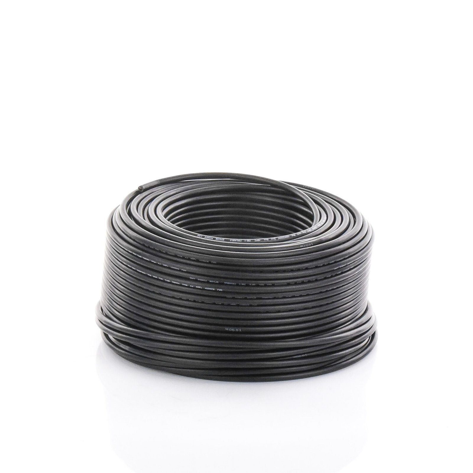 Cable Fotovoltaico Negro / 6mm² (10AWG) / Material COBRE /  2000V / Rollo de 100m CBL-PV-10B/100 - EPCOM POWERLINE