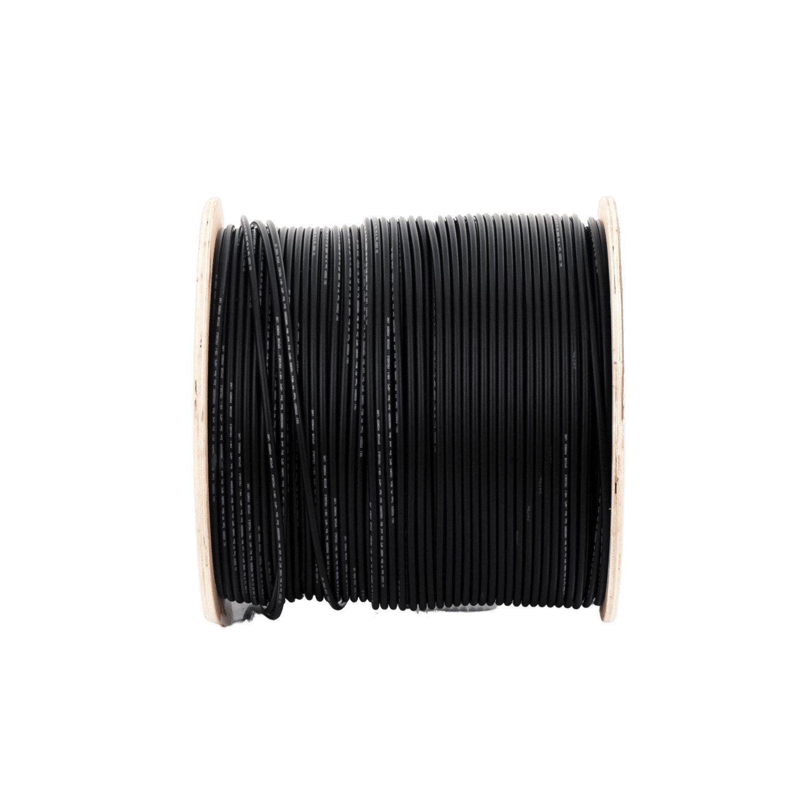 Carrete de 500 Metros / Cable Fotovoltaico Negro / 6mm² (10AWG) / Material COBRE / 2000 Vcc CBL-PV-10B/500 - EPCOM POWERLINE