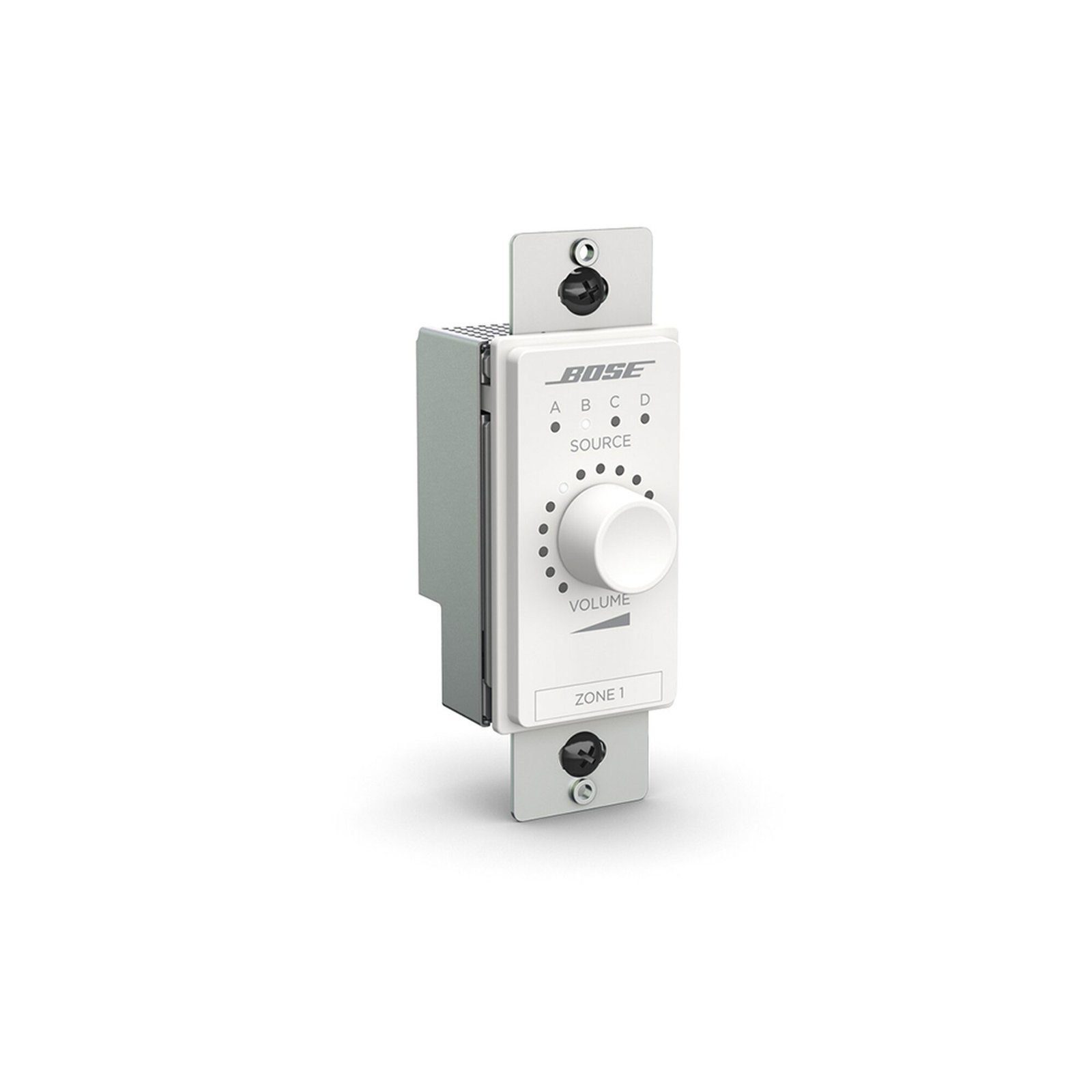 ControlCenter Controlador de volumen y seleccion de fuente (A/B/C/D) de zona digital | Blanco CC3-DW - BOSE PROFESSIONAL