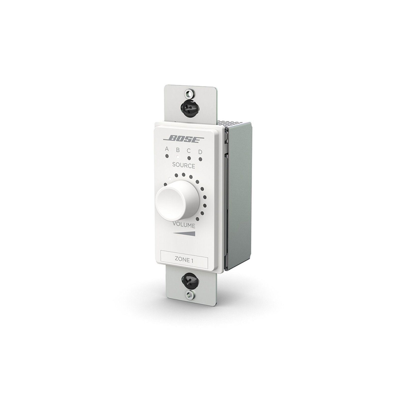 ControlCenter Controlador de volumen y seleccion de fuente (A/B/C/D) de zona digital | Blanco CC3-DW - BOSE PROFESSIONAL