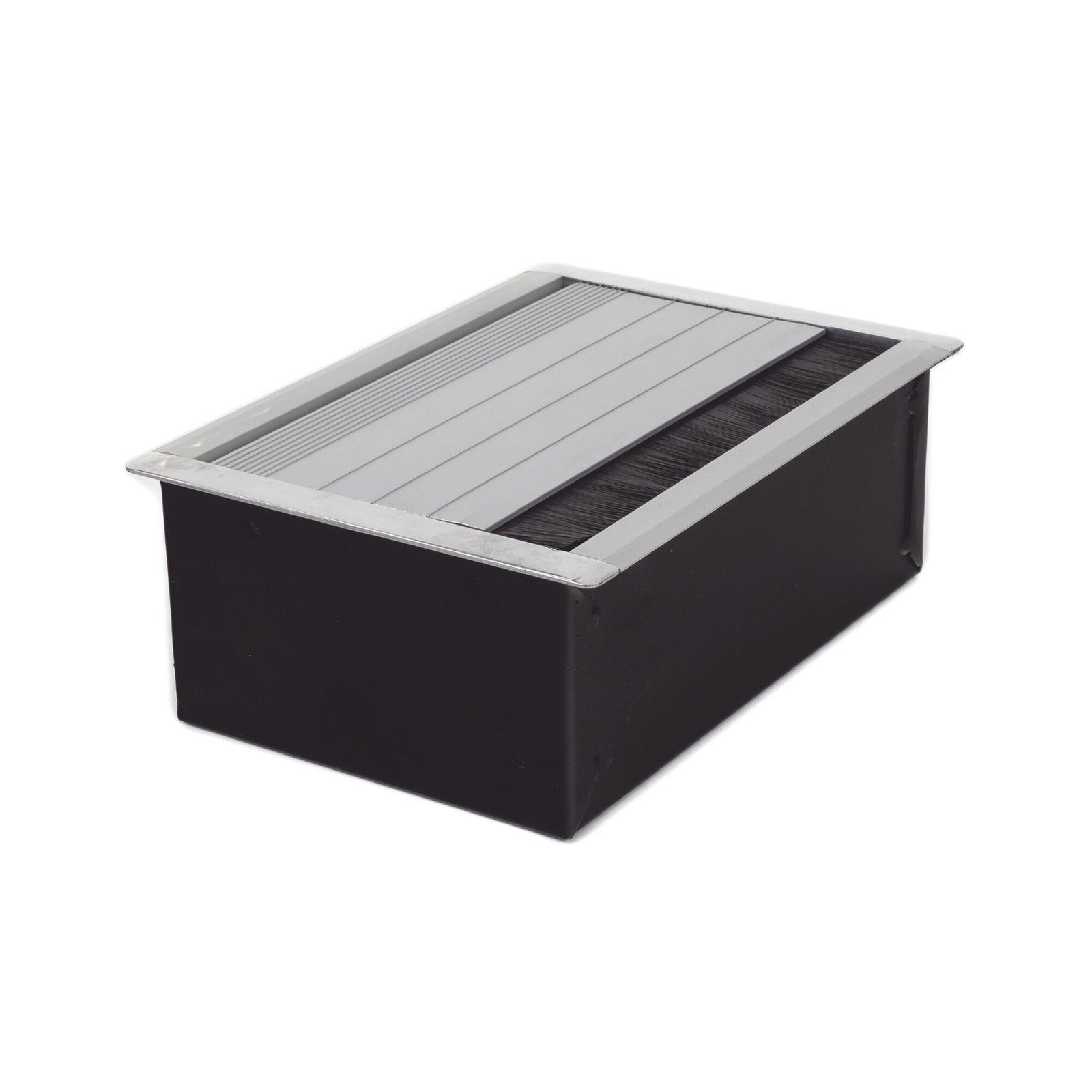 Caja universal vacía de 2 módulos para instalación en escritorio (voz, datos, vídeo, contactos eléctricos), (No incluye accesorios) CE-UNI-2M - THORSMAN