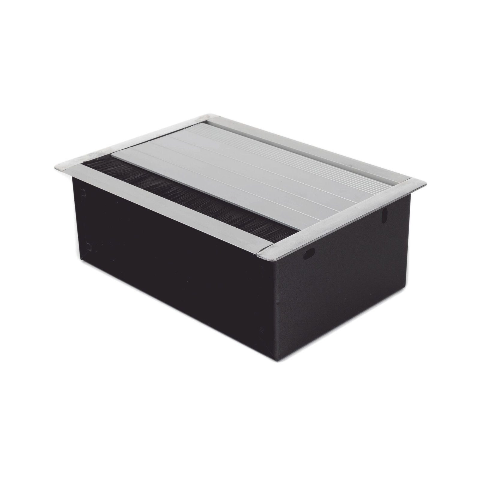 Caja universal vacía de 2 módulos para instalación en escritorio (voz, datos, vídeo, contactos eléctricos), (No incluye accesorios) CE-UNI-2M - THORSMAN